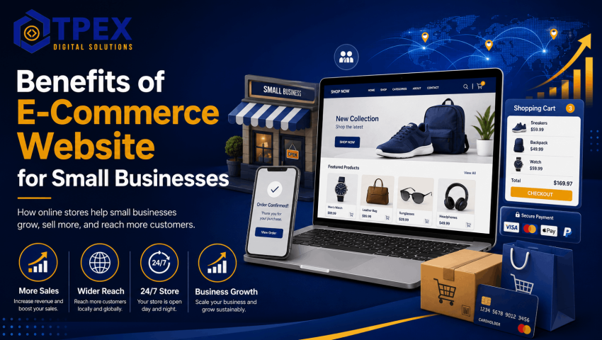 Benefits of E-Commerce Website for Small Businesses